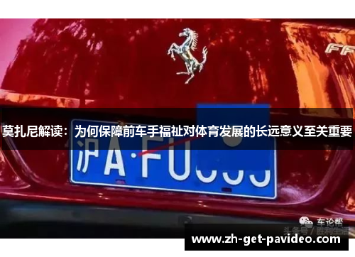 莫扎尼解读:为何保障前车手福祉对体育发展的长远意义至关重要 莫扎尼解读:为何保障前车手福祉对体育发展的长远意义至关重要